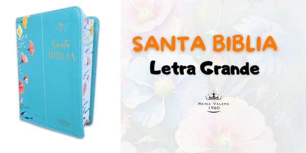 Biblia RVR60 035C Letra Grande con canto pintado
