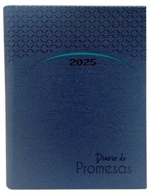 AGENDA DIARIO DE PROMESA AZUL ACERO 2025