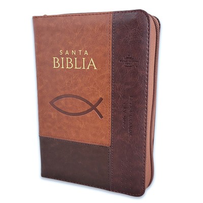 RVR60 Biblia Tamaño Manual Letra Grande con Cierre e Índice