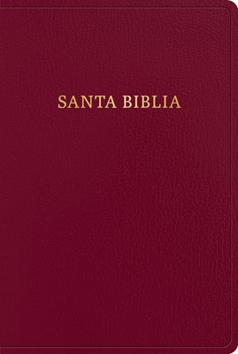 RVR 1960 Biblia letra gigante, borgona imitacion piel