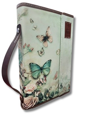 Biblia RVR 1960 Exquisita Mariposas en Primavera