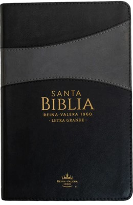Biblia RVR60 065c LG Bitono Negro/Gris