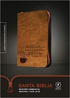 Biblia Compacta Café Latté - NTV (Imitación Piel)