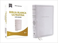 Biblia Reina-Valera 1960, Biblia Blanca, Ultrafina, Letra grande. Bodas, bautismo