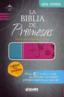 Biblia de Promesas - Edición para Jóvenes (Imitación Piel Duotono Rosa - Turquesa)