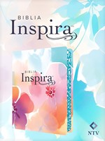 Biblia Inspira NTV  Semipiel Paraíso Floral (Imitación Piel)