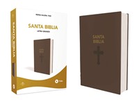 RVR60, Santa Biblia    Letra Grande  Piel especial Café (Imitación Piel)