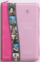 RVR 1960 Biblia para Niños Héroes Zíper