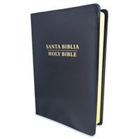 RVR 1960/KJV BIBLIA BILINGUE, NEGRO IMIT