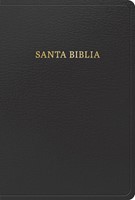 RVR 1960 Biblia letra grande tamano manual, negro imitacion piel (Edicion 2023)