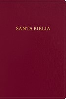 RVR 1960 Biblia letra gigante, borgona imitacion piel