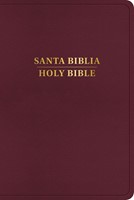 Biblia Bilingue 1960/KJV Borgoña Imitacion (Símil Piel)