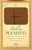 Biblia Plenitud Manual (Piel Italiana Dos Tonos, Terracota )