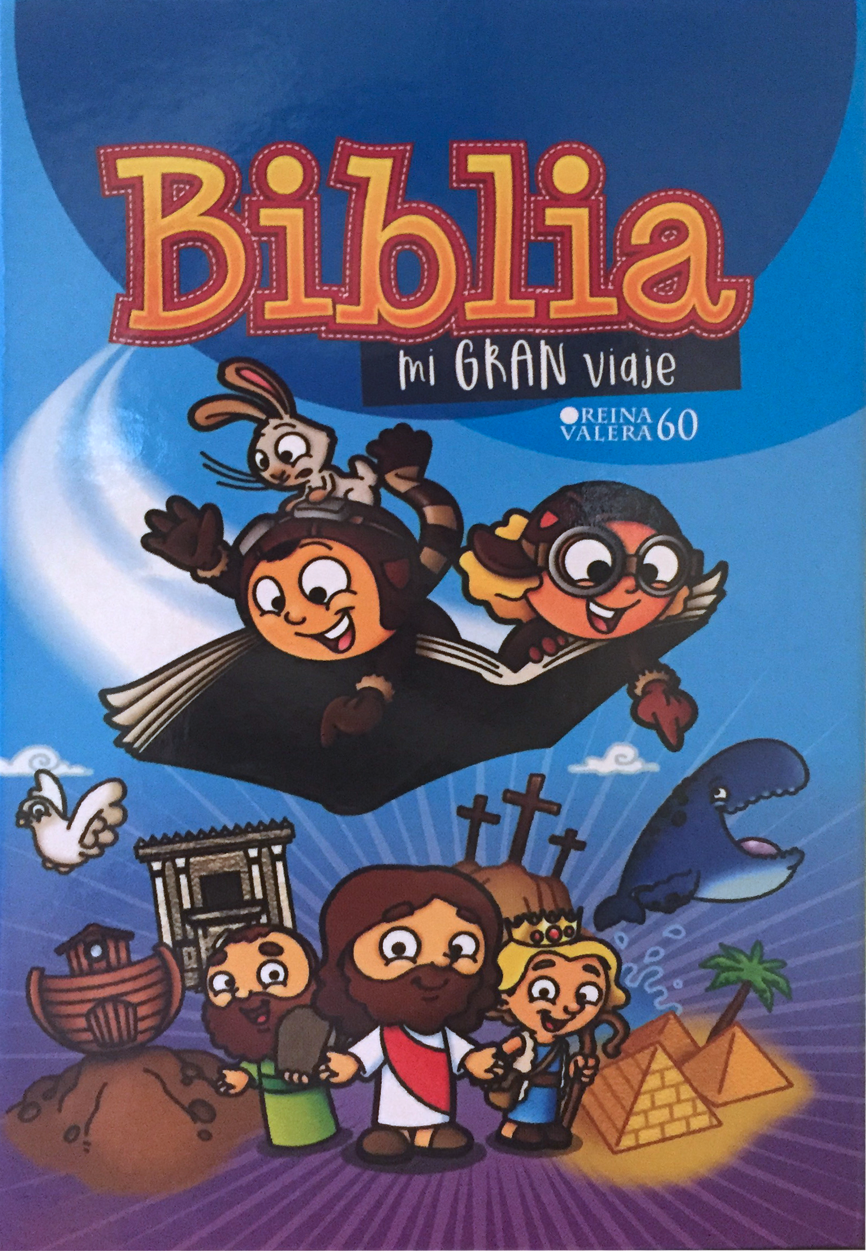 Biblia Mi Gran Viaje Tapa Dura Azul