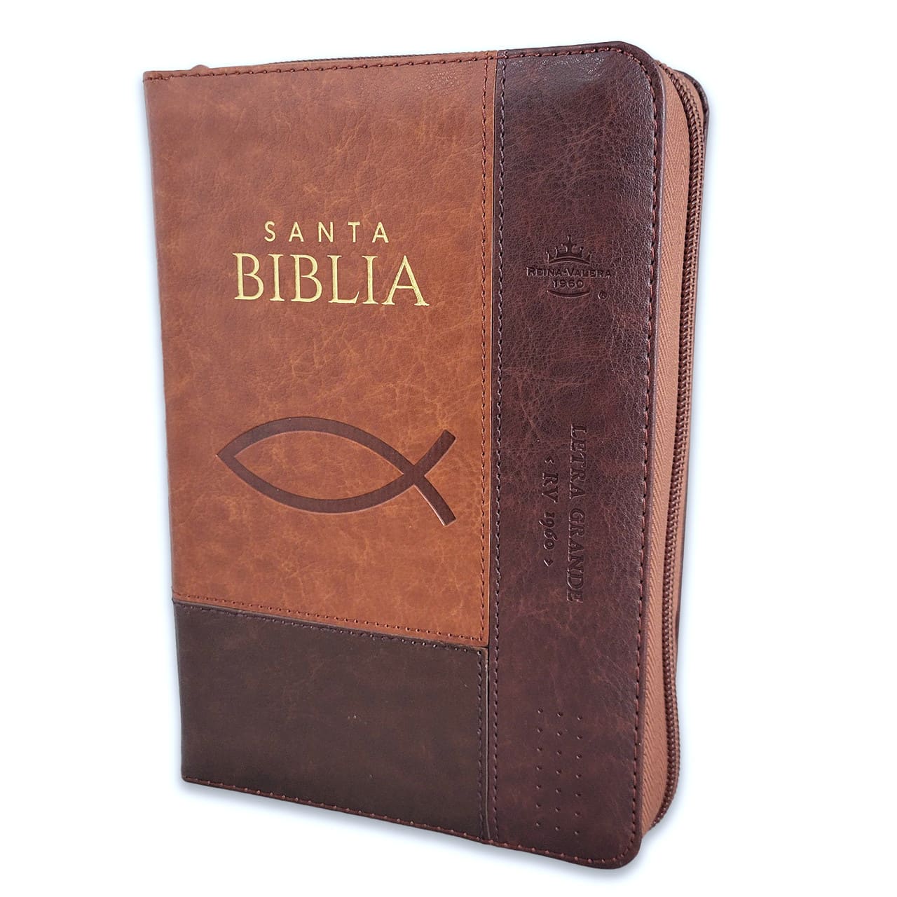 RVR60 Biblia Tamaño Manual Letra Grande con Cierre e Índice