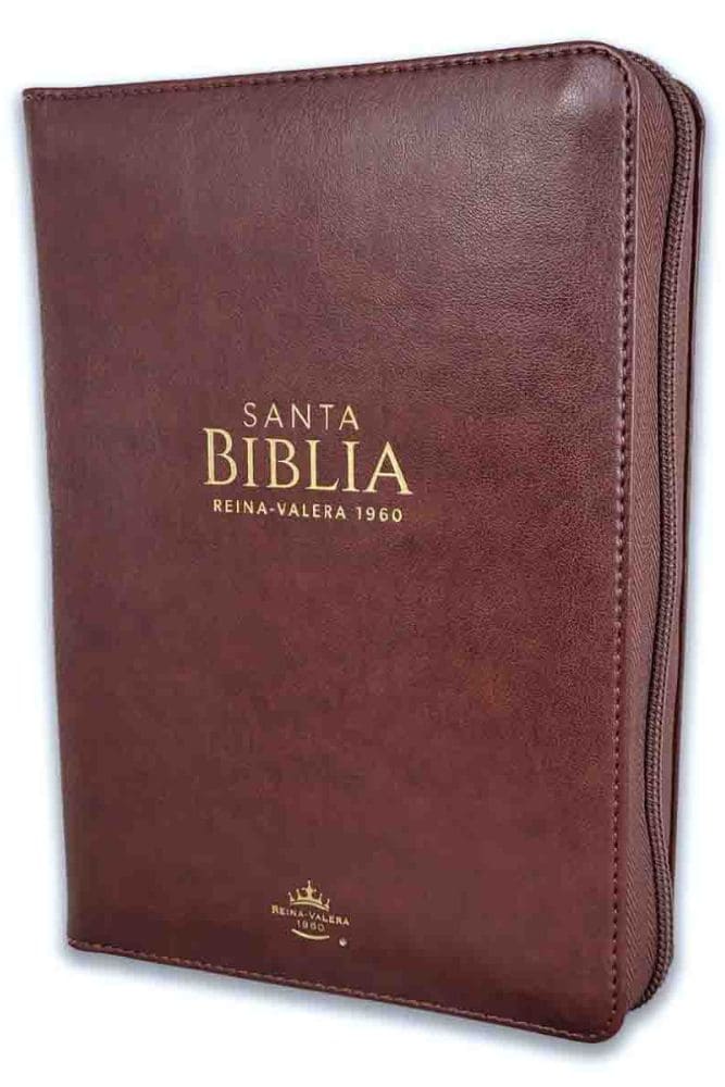RVR60 Biblia Tamaño Compacta Letra Grande con Cierre