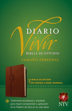 Biblia De Estudio Diario Vivir Tamaño Personal Sentipiel Café Claro